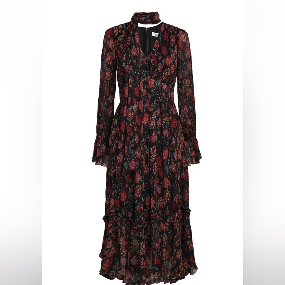 DVF DIANE VON FURSTENBERG
Floral Print Shazia Midi Dress - Picture 5 of 8